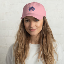 Load image into Gallery viewer, Hat with blue logo