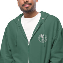 Load image into Gallery viewer, Unisex fleece zip up hoodie