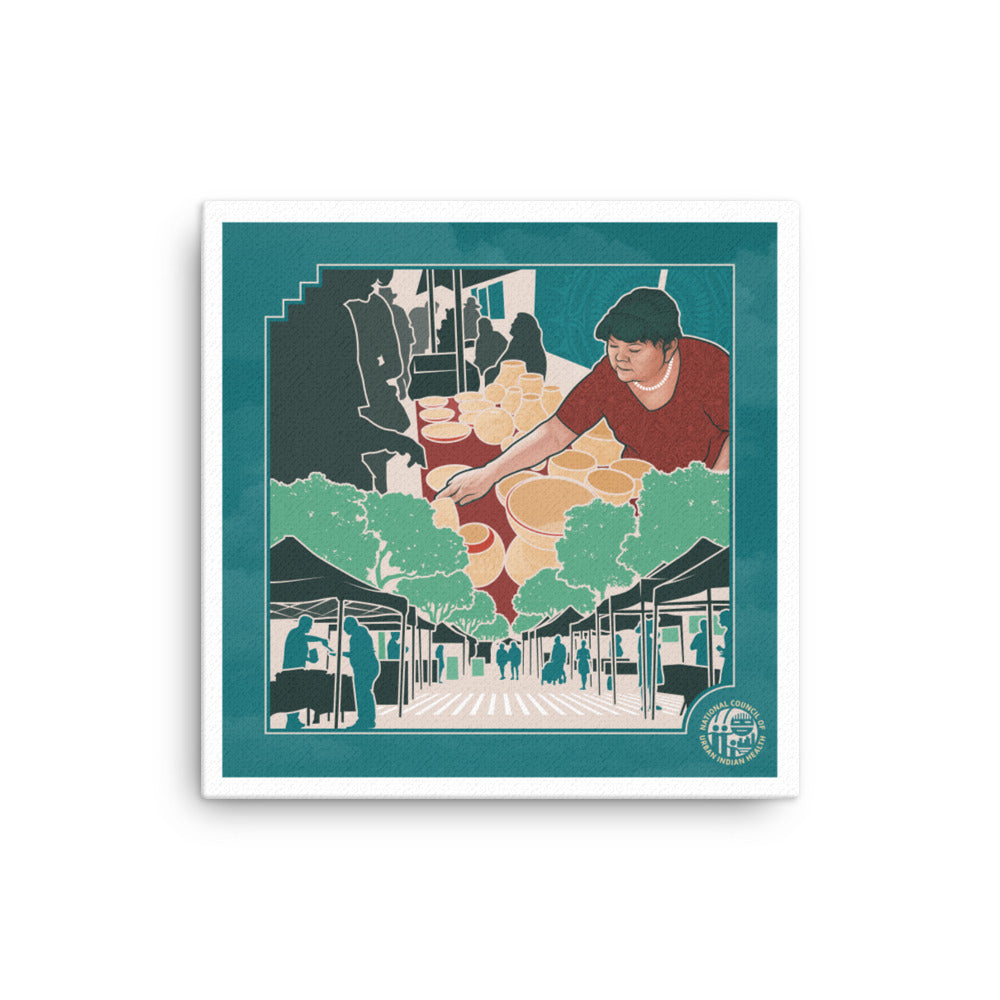 Monthly Art Print - Summer Markets