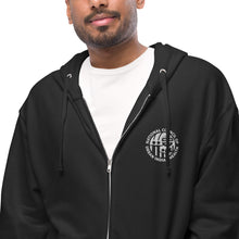 Load image into Gallery viewer, Unisex fleece zip up hoodie
