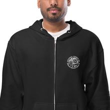 Load image into Gallery viewer, Unisex fleece zip up hoodie
