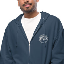 Load image into Gallery viewer, Unisex fleece zip up hoodie
