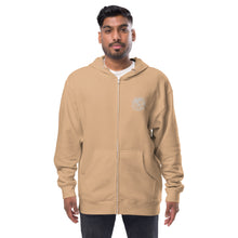 Load image into Gallery viewer, Unisex fleece zip up hoodie
