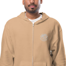 Load image into Gallery viewer, Unisex fleece zip up hoodie
