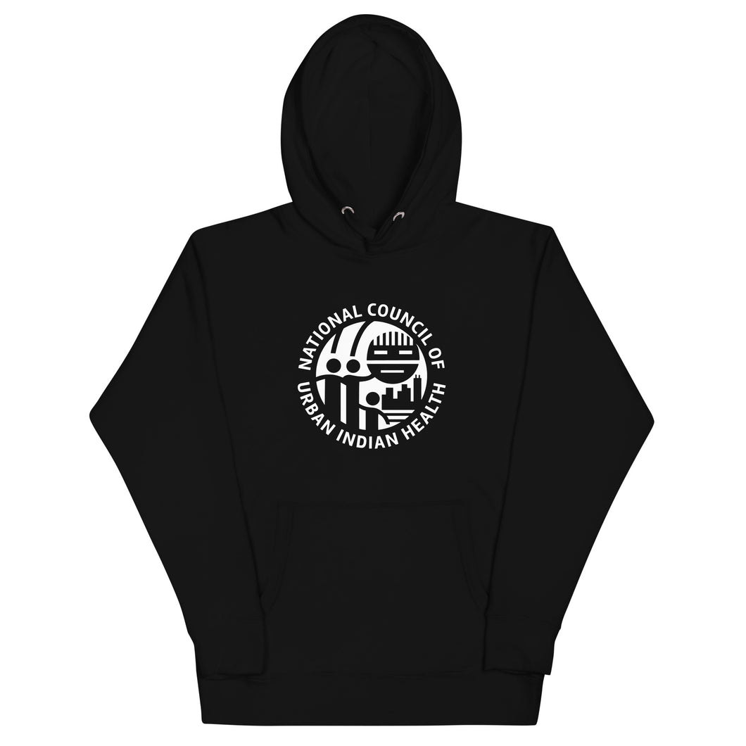 Unisex Hoodie with White Logo