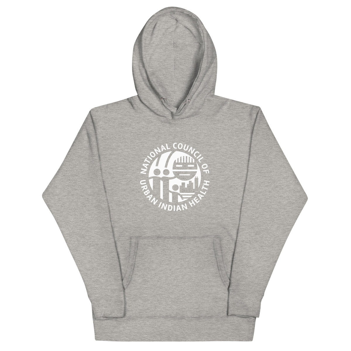 Unisex Hoodie with White Logo