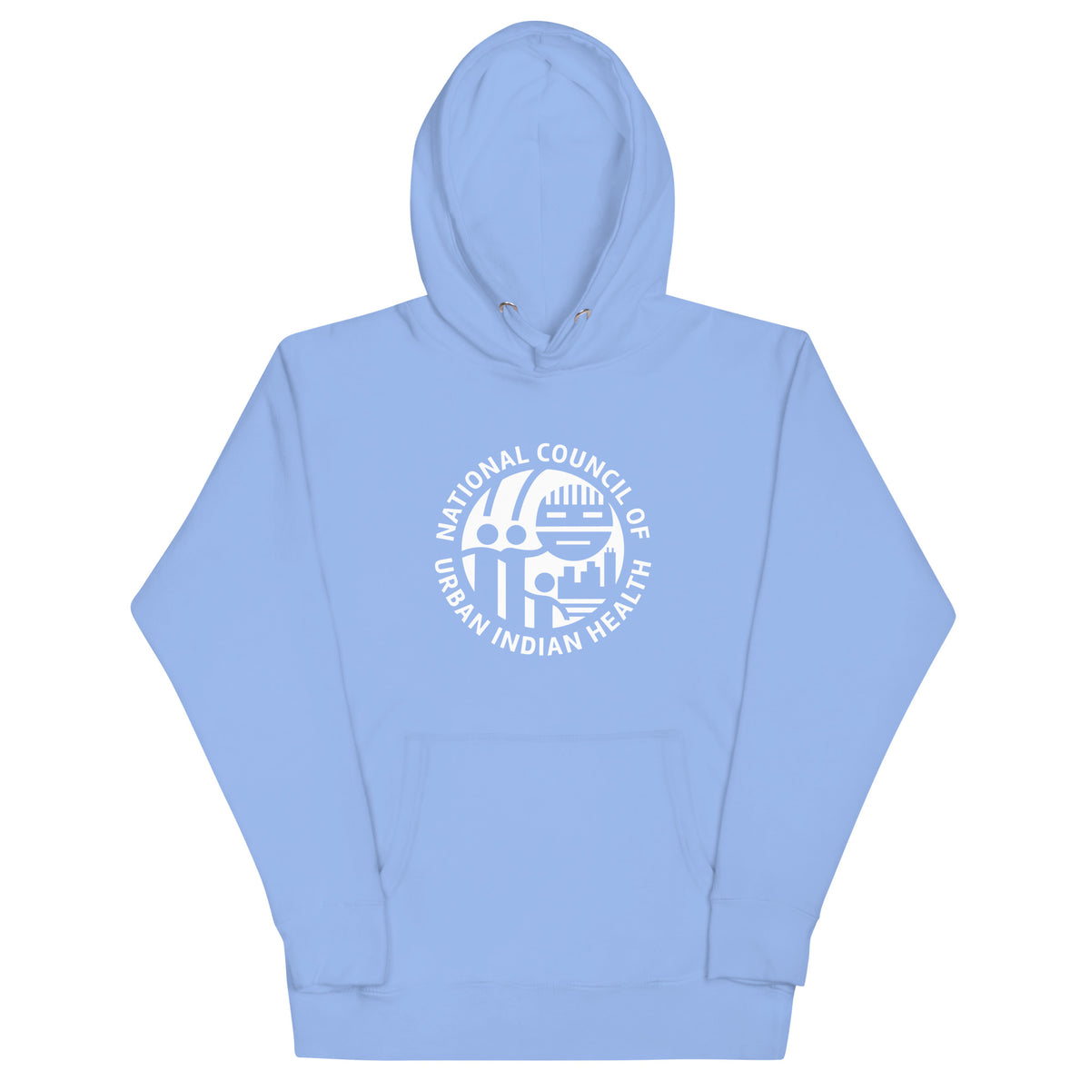 Unisex Hoodie with White Logo