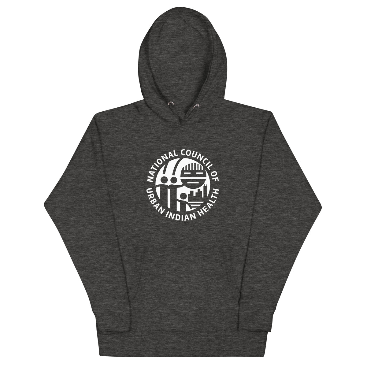 Unisex Hoodie with White Logo