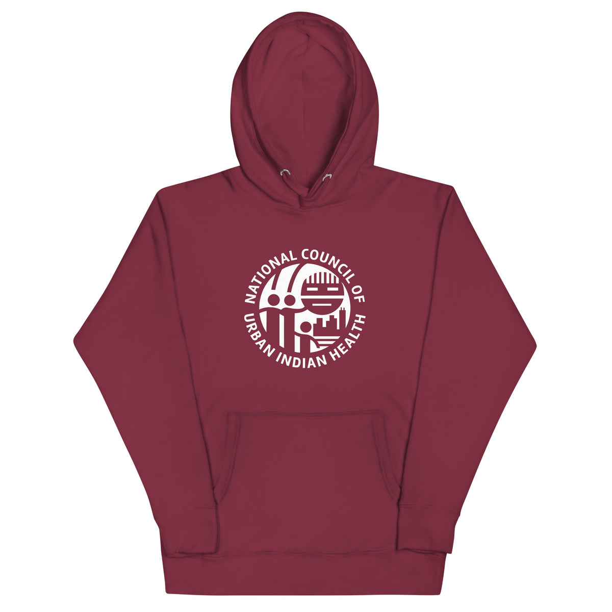 Unisex Hoodie with White Logo