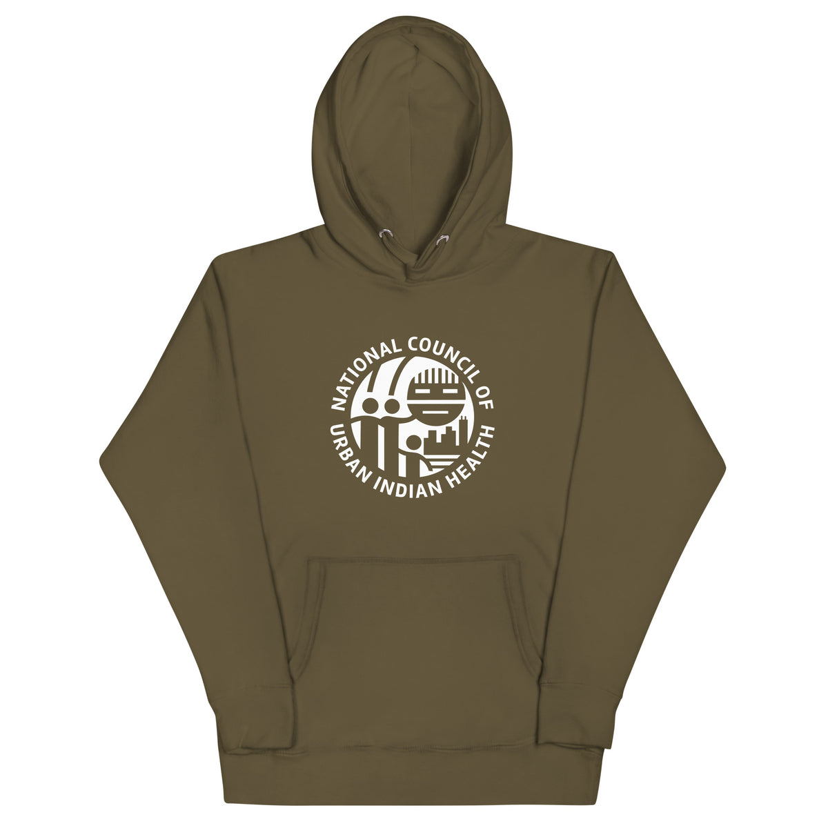 Unisex Hoodie with White Logo