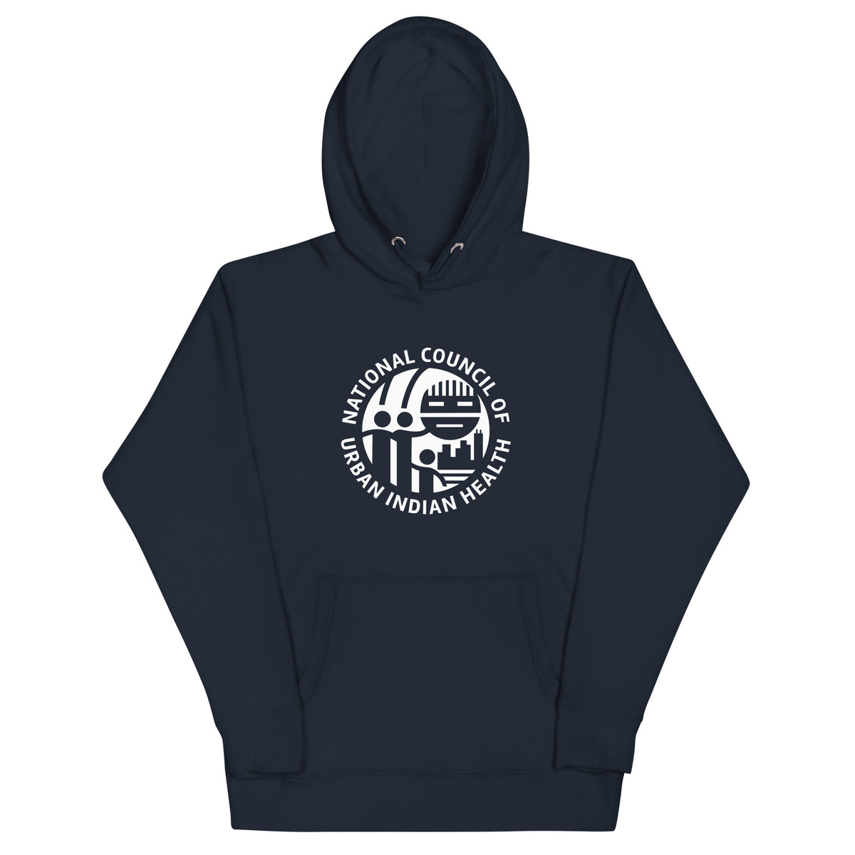 Unisex Hoodie with White Logo