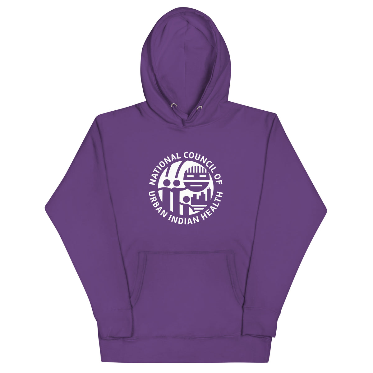 Unisex Hoodie with White Logo