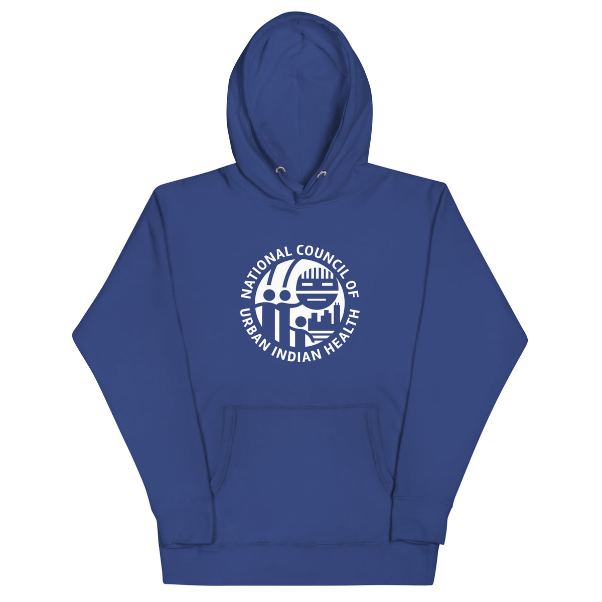 Unisex Hoodie with White Logo