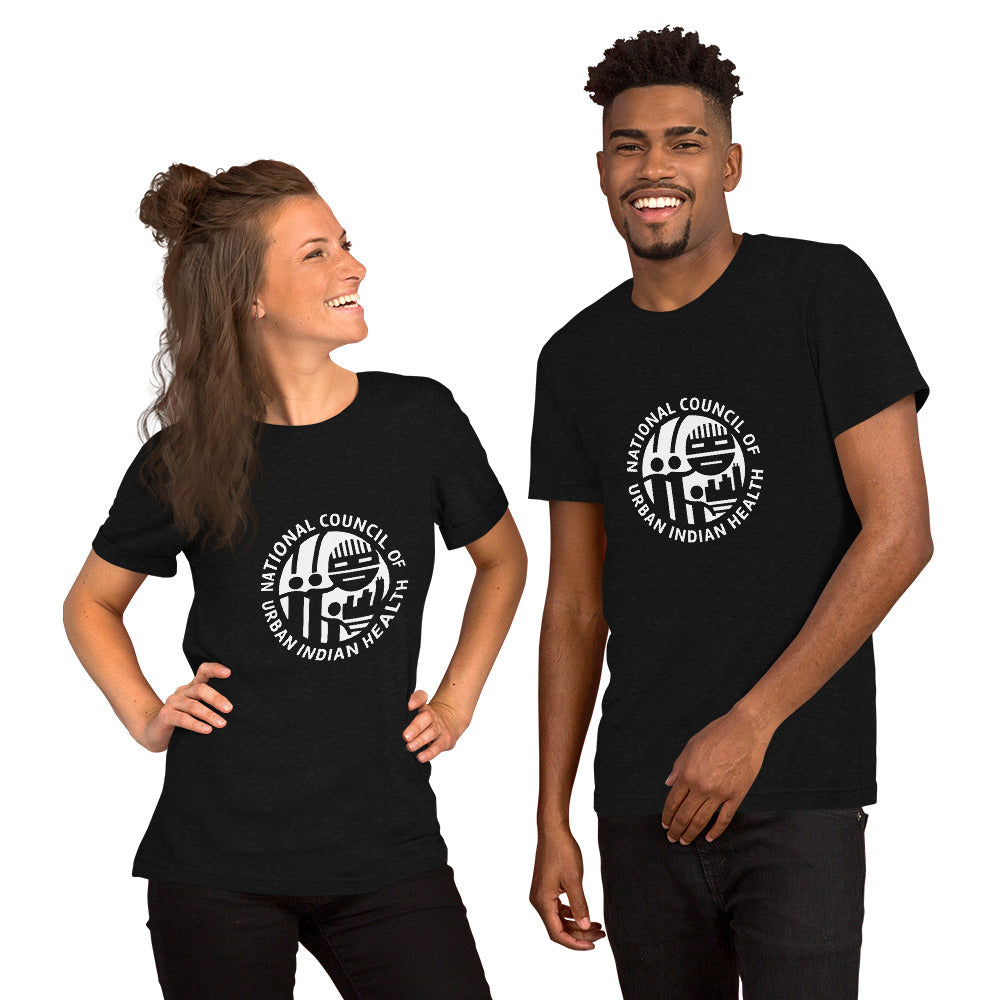 Unisex t-shirt white logo