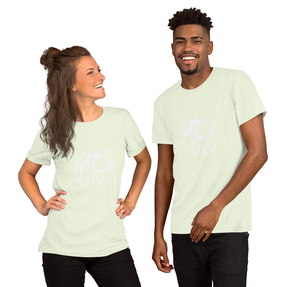 Unisex t-shirt white logo