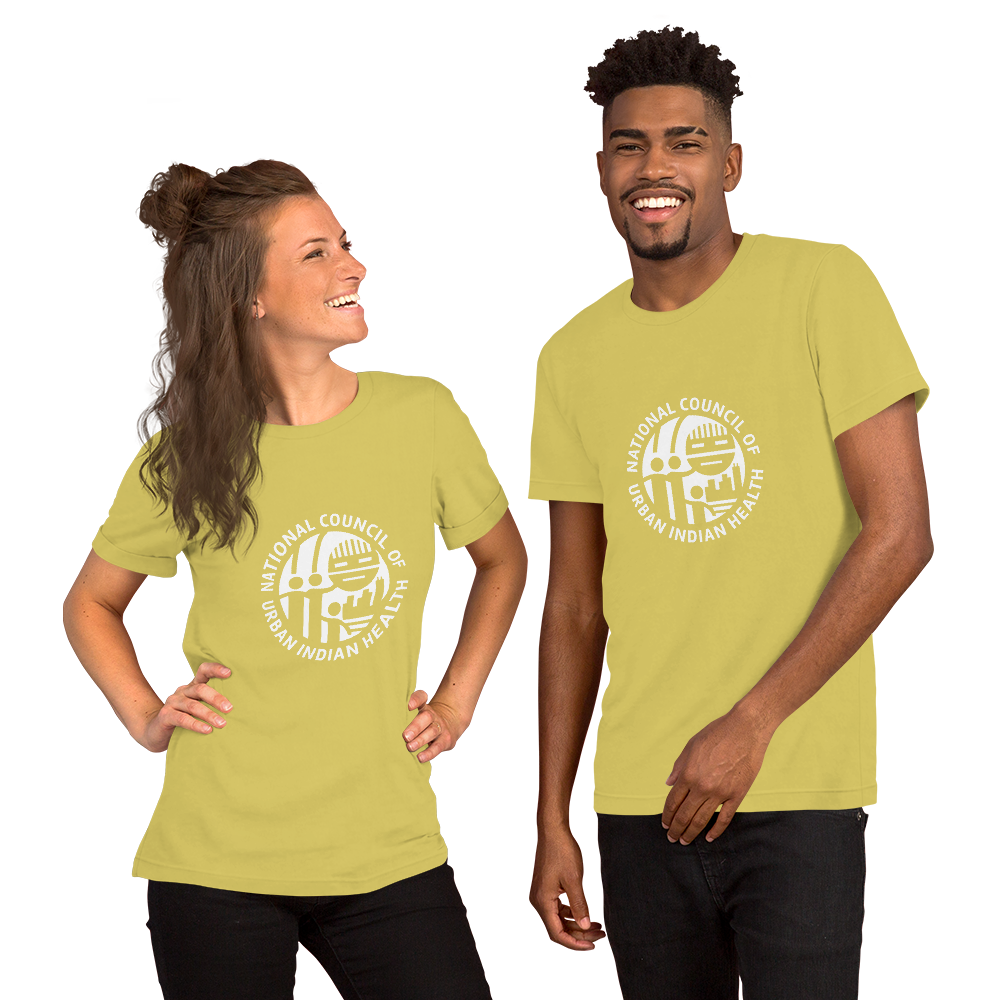 Unisex t-shirt white logo