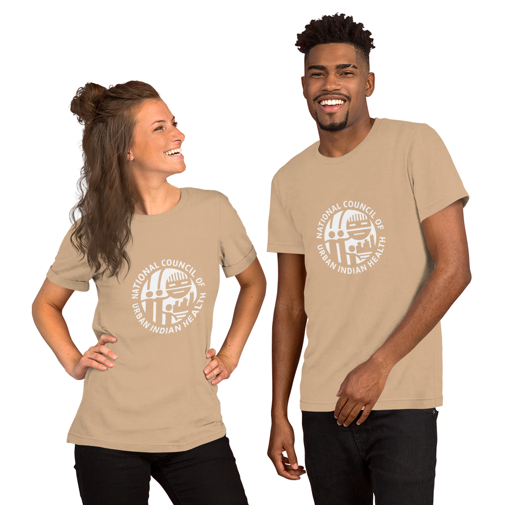 Unisex t-shirt white logo